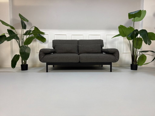 Rolf Benz Plura 380 Multifunktion Stoff Grau Sofa