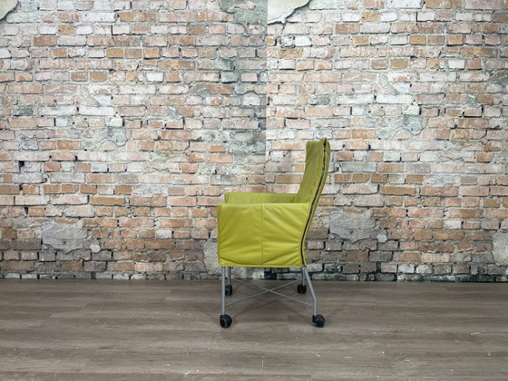 4x Montis Chaplin - verde | Gerard van den Berg – Sillas de comedor, Cuero, Metal (photo 3 of 7)