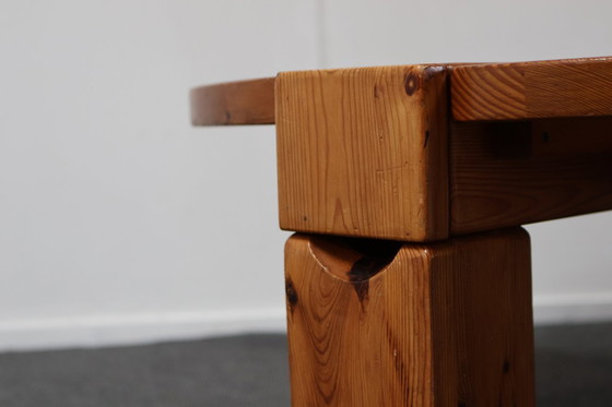 Image 1 of Brutalist Pine Coffee Table from Karl Andersson & Söner, Sweden, 1970s