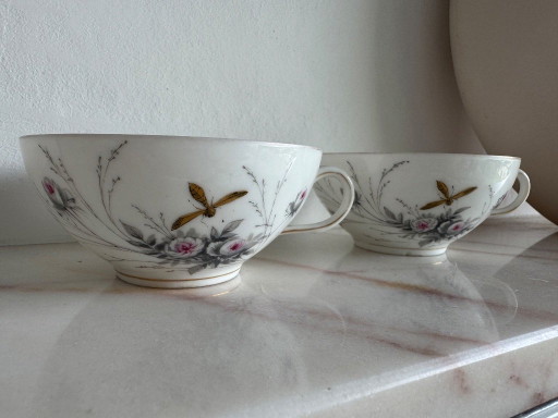 Antike Porzellantassen aus dem 19. Jahrhundert – Jean Pouyat aus Limoges – decoratieve objecten, Other (photo 2 of 10)