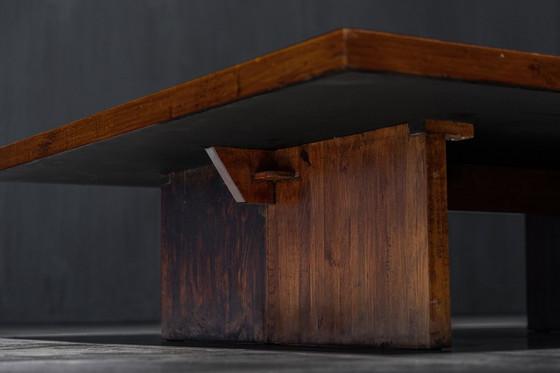 Image 1 of Tavolino da caffè in bambù di Axel Vervoordt, Belgio, anni '80