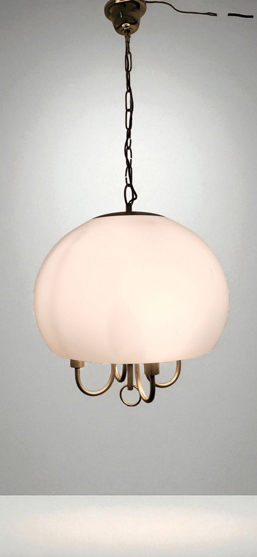 Rare plafondlamp 'Squid' achtig, jaren 70