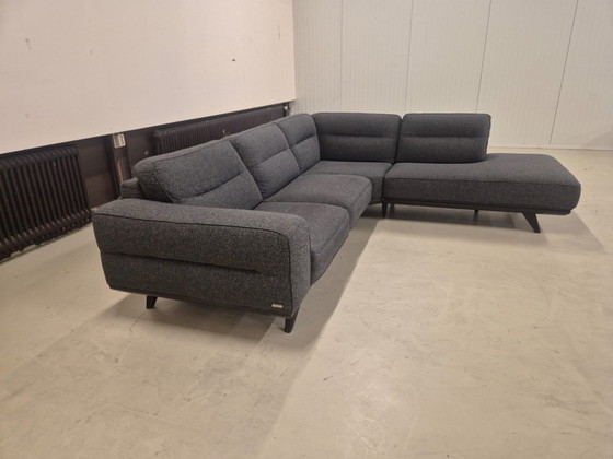 Image 1 of Natuzzi Adrenalina - Corner Sofa - Anthracite - Italian Design