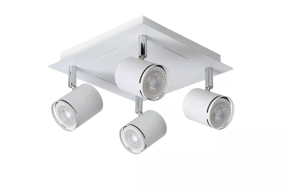 Lucide RILOU Ceiling Spotlight - Dimmable LED - GU10 - 4x5W 3000K White – Spot lights, Metal (photo 3 of 3)