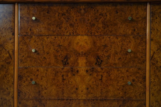 Image 1 of Buffet italien vintage en loupe d'orme, par Alberto Smania pour Studio Smania Interni, Italie, années 1960