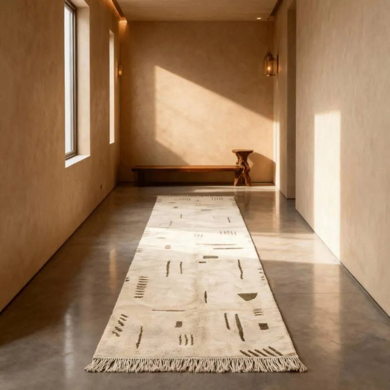 Tapis berbère marocain moderne Atlas – 250cmx150cm – Wool, Cotton, Tribal (photo 4 of 13)