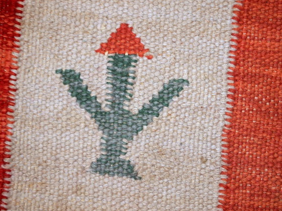 Image 1 of Kilim Gabbeh persiano vintage fatto a mano, 171 cm x 229 cm, anni '60 - 1C518