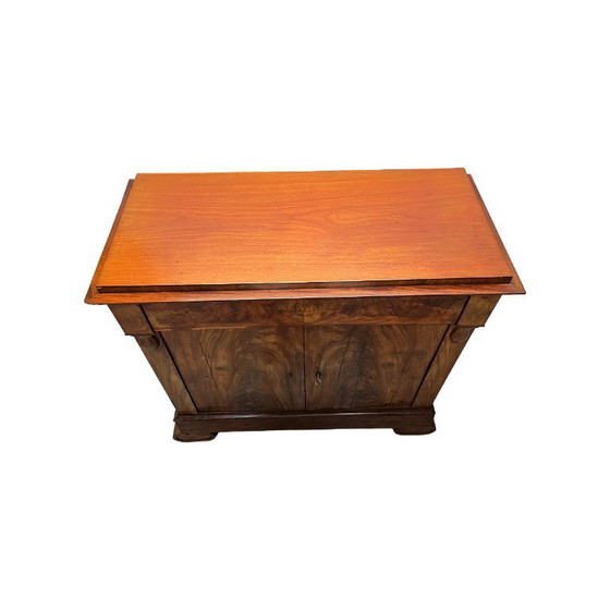 Image 1 of German Biedermeier mahogany pier cabinet, circa 1830/40