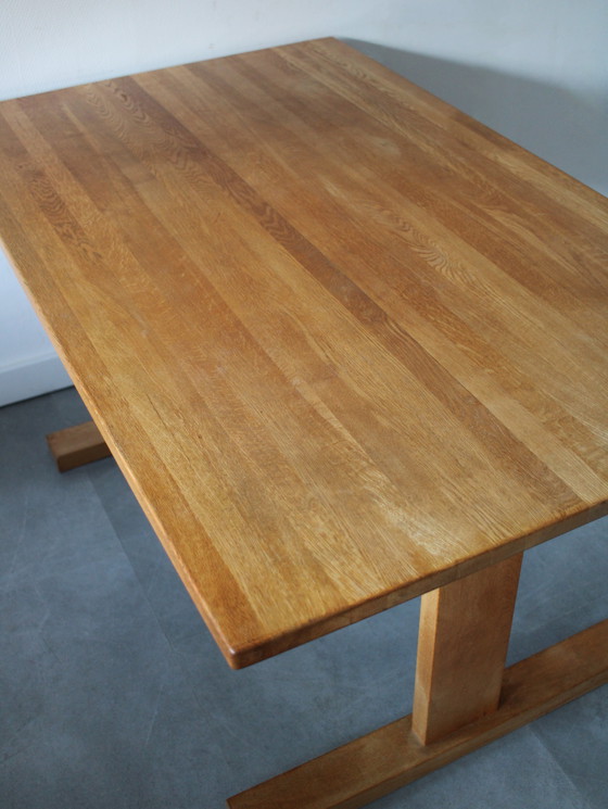 Image 1 of Table de salle à manger danoise vintage en chêne