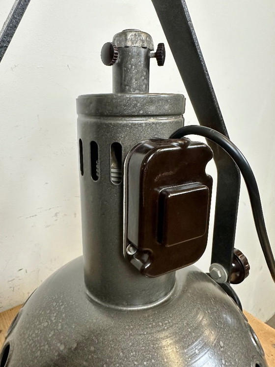 Image 1 of Projecteur de théâtre gris vintage d'Elektrosvit, années 1970