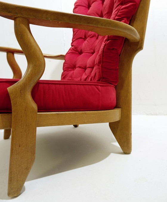 Image 1 of Fauteuil « Grand Repos » de Guillerme & Chambron pour Votre Maison - Années 1960