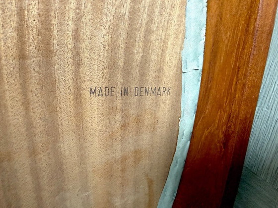 Image 1 of Vintage . 4er-Set Niels Koefoed Stühle . Hornslet . Dänemark. 60er Jahre . Esszimmerstühle Teakholz . original Bezug