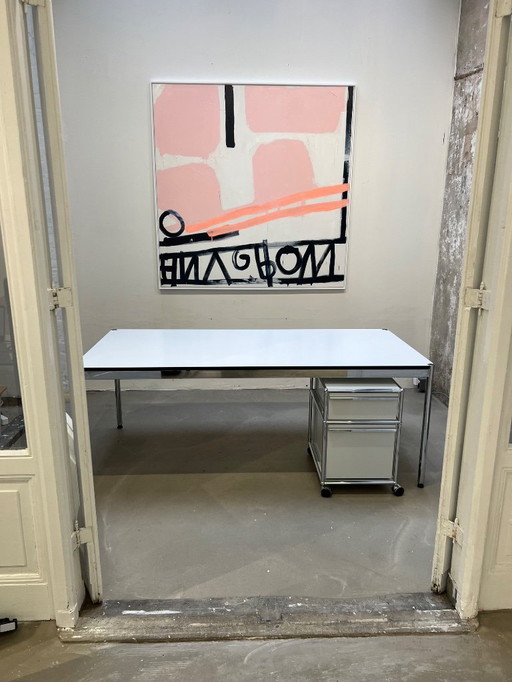 USM Haller designbureau met archiefkast