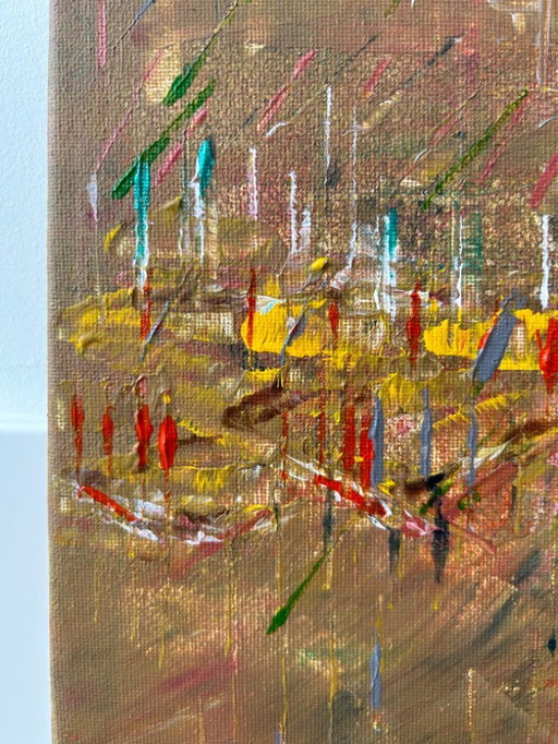 Handmade Golden Painting