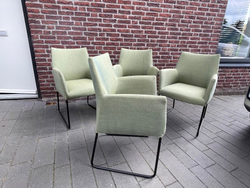 4x Invito Bree’s New World Dining Chairs – Bree's New World, eetkamerstoelen, Textile