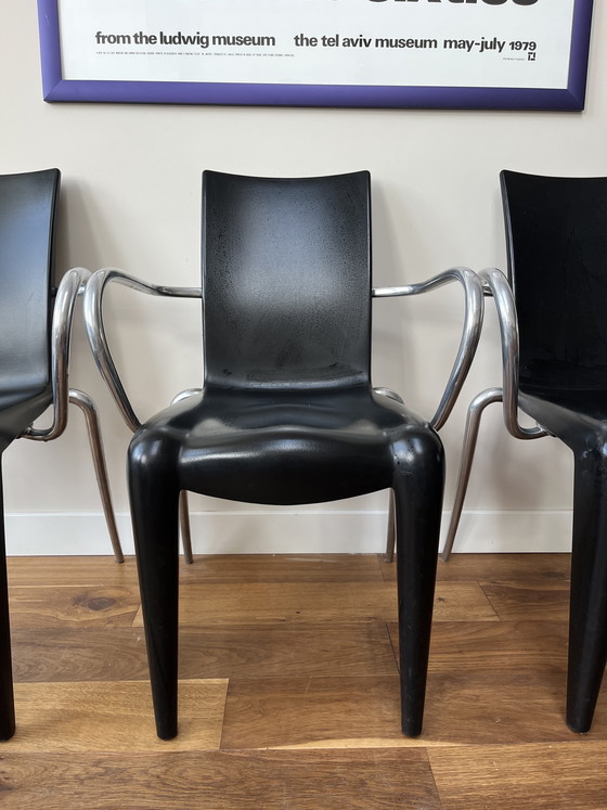 Image 1 of 6x Vitra Louis 20 eetkamerstoelen door Philippe Starck