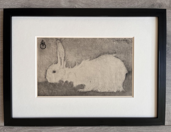 Image 1 of Jan Mankes 1889-1920 / Héliogravure Lapin blanc 1923