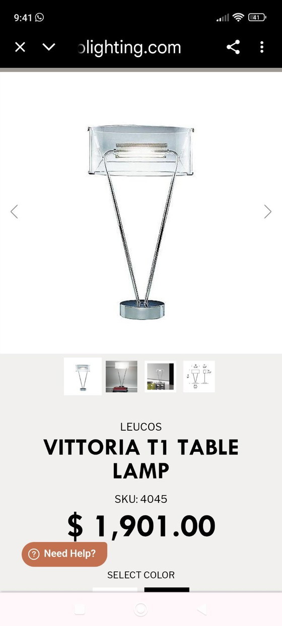 Image 1 of 2 x Leuccos Vittoria Lampen