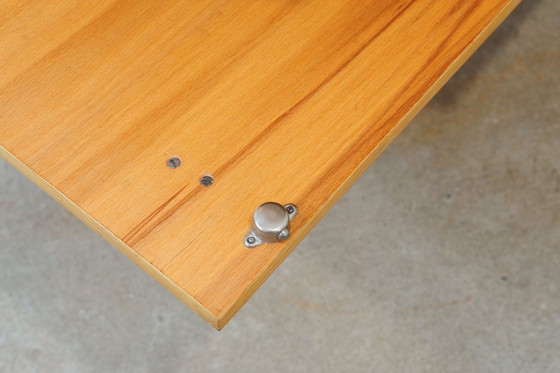 Image 1 of Mid Century Nightstands Ash Veneer & Black Glass František Mezulánik Nový Domov 1970s Czechoslovakia