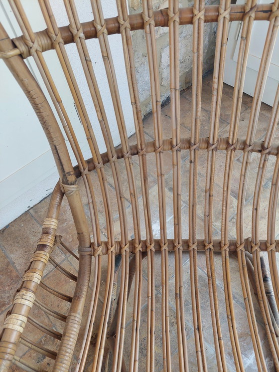 Image 1 of Sedia da giardino in bambù Tito Angoli di Bonacina 