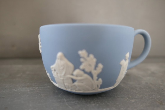 Image 1 of Vintage Wedgwood Jasperware cup and saucer
