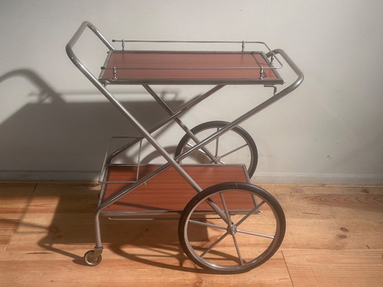 Image 1 of Carrello di servizio vintage di metà secolo