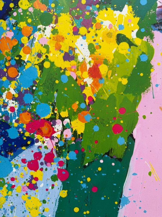 Image 1 of Walasse Ting (1929–2010), Galerie Moderne Silkeborg, Ausstellungsplakat, 1986