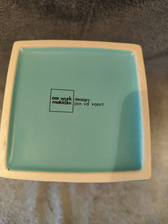 Image 1 of Vaso Jan van der Vaart - Turchese