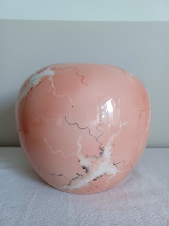Image 1 of Vaso di design SIA – Sonja Ingegerd Andersson – Portogallo – smalto dipinto a mano – anni '70-'80