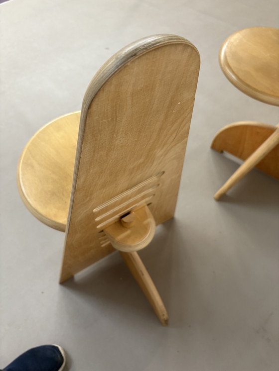 Image 1 of Set off 3, design regolabile in compensato di Gijs Boelaars per Lundia, anni '80