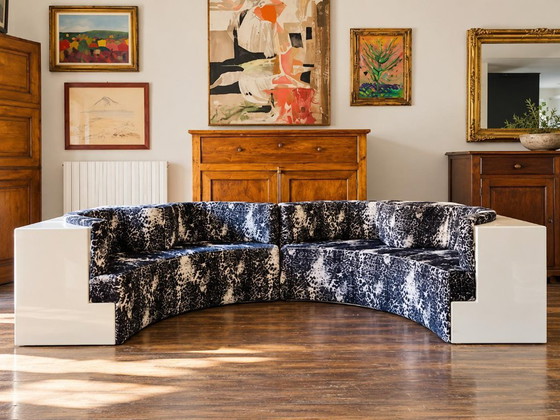 Archizoom Associati "Safari"- Divano ORIGINALE d'epoca, 2 moduli, Poltronova, ca1970 – Divani modulari (photo 5 of 5)