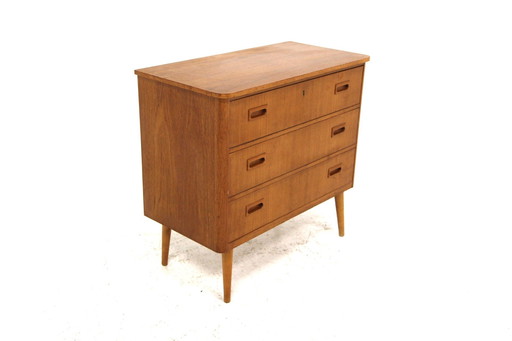 Scandinavische teakhouten ladekast, Zweden, 1950