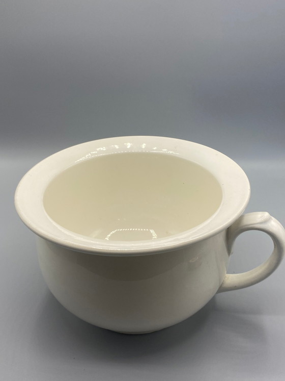 Vaso da notte in terracotta bianca – Digoin & Sarreguemines – Bianco semplice – Oggetti decorativi (photo 2 of 6)