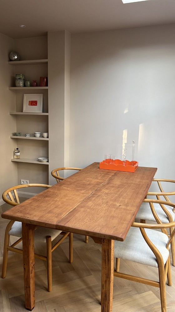 Hölzerner Esstisch, Esstische, Holz, Braun, Rustic (Foto 5 von 6)