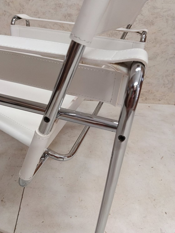 KNOLL Studio Poltrona WASSILY B3 NUOVA, in Cuoio Bianco – Poltrone, Leather (photo 54 of 83)