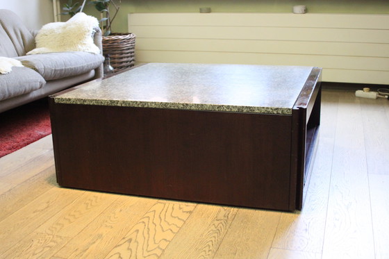 Image 1 of Angelo Mangiarotti 4D Coffee Table for Molteni, Italy 1960s