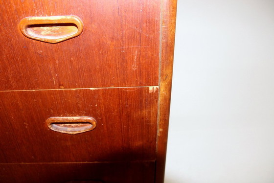 Commode en Teck, Suède, 1950s, Scandinavian (photo 5 sur 10)