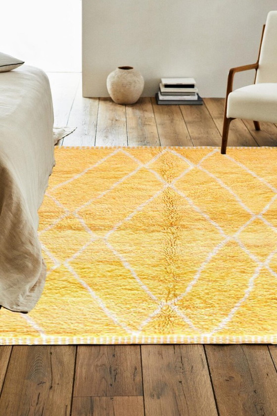 Image 1 of Marokkanisches Kunsthandwerkstuch aus Leinen 200cmx300cm