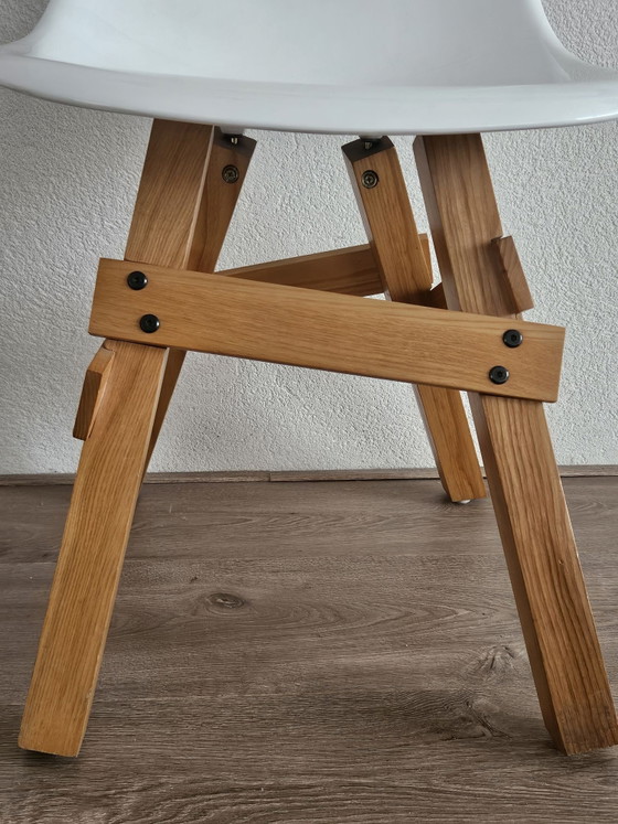 Kubikoff Icon Chair style – Sander Mulder Icon Base – white design chair – Dining chairs, Metal, Plastic (photo 12 of 15)