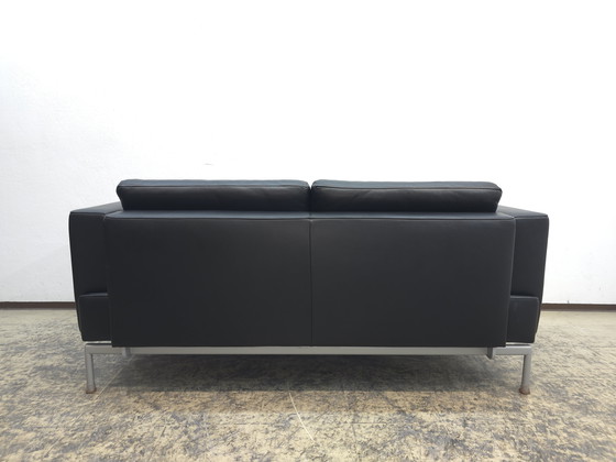 Image 1 of Sofá de diseño de dos plazas FSM Easy, sofá de cuero, sofá de asiento