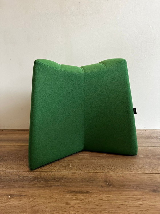 Image 1 of Taburete/puf NaughtOne Pinch design – verde – juego de 4