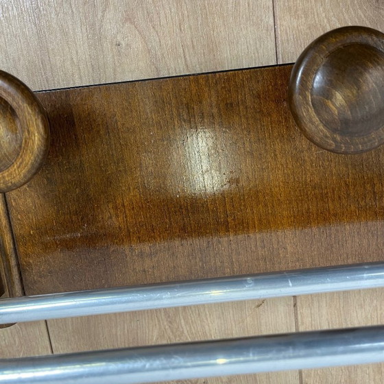 Image 1 of Wandgarderobe und Hutablage aus Holz, 1960/70