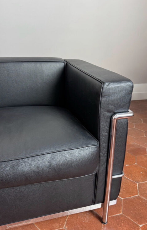 Image 1 of Een paar leren fauteuils