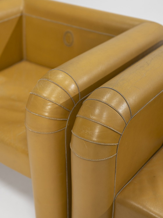 Image 1 of 2x Rare Armchairs by Trussardi, Italy, 1970s