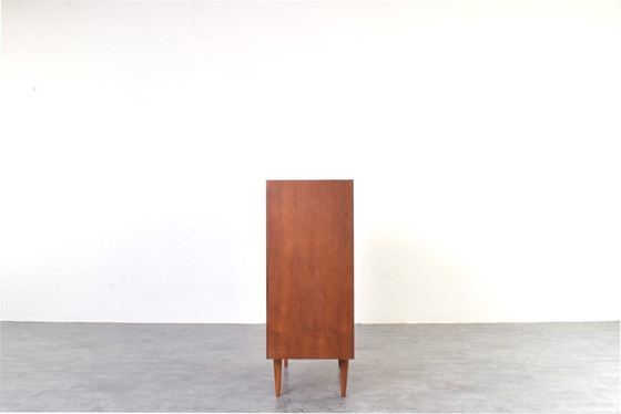 Image 1 of Deense teakhouten ladekast uit het midden van de 20e eeuw, jaren 60.