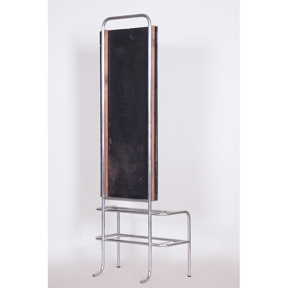 Image 1 of Vintage Bauhaus dressing mirror in chrome-plated steel, Czechia 1930s