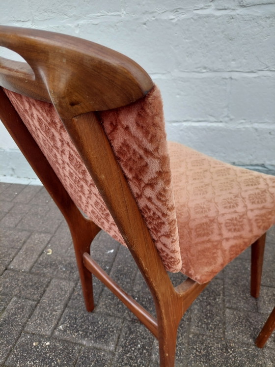 Louis van Teeffelen Stoelen – Eetkamerstoelen, Velvet, Wood (photo 6 of 11)