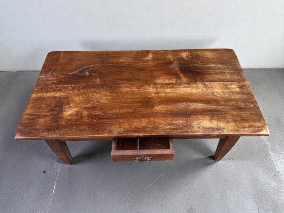Image 1 of Classic solid wood coffee table - character and craftsmanship