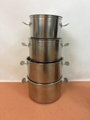 Ensemble de 5 poêles en acier inoxydable Gero Zilmeta - Dick Simonis