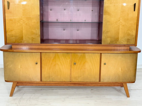 Image 1 of Beautiful vintage highboard / bar cabinet / sideboard / china cabinet